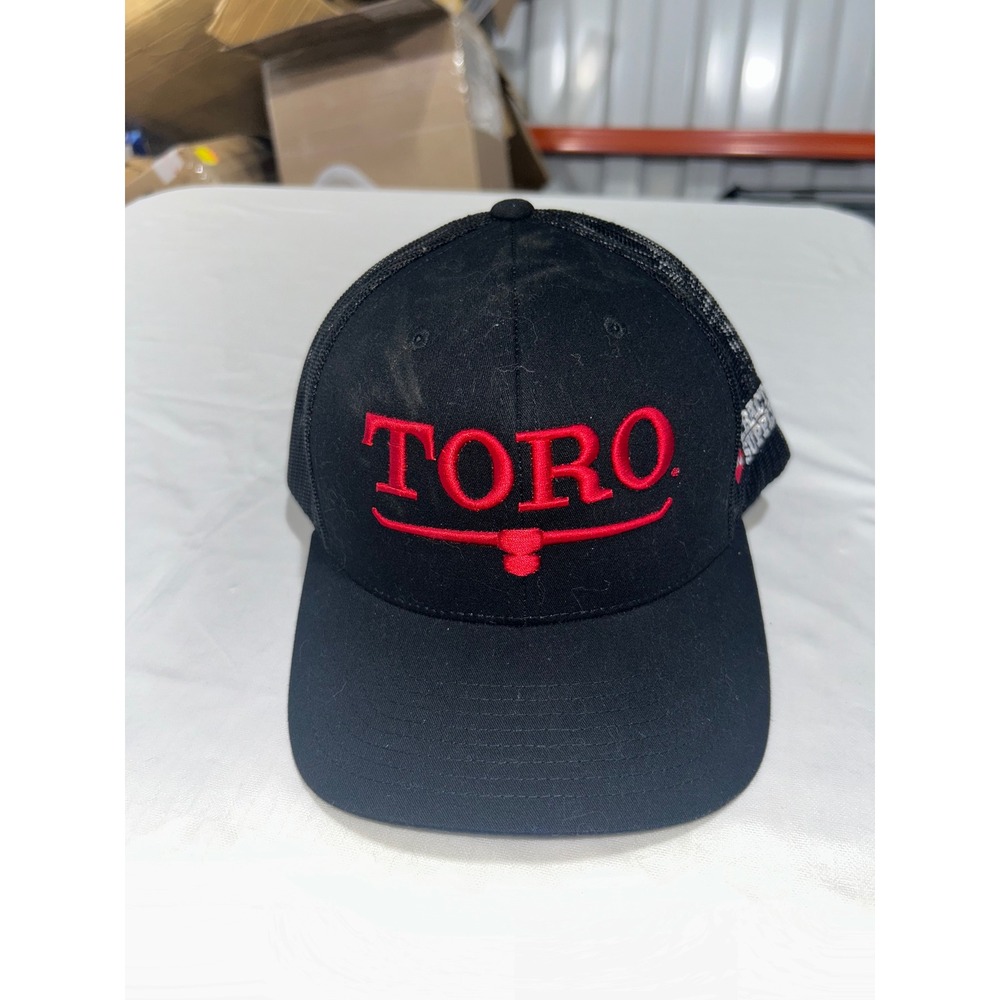 Toro Lawn Mower Tractor Supply Co Trucker Hat Black Red Snapback Yupoong Cap